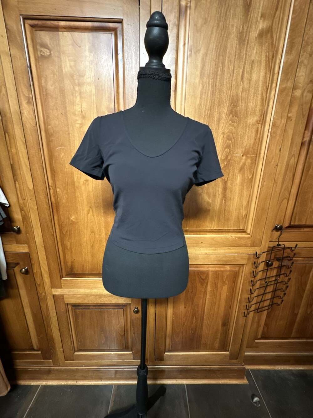 Lululemon Align Tee Short Sleeve Crop Top Black